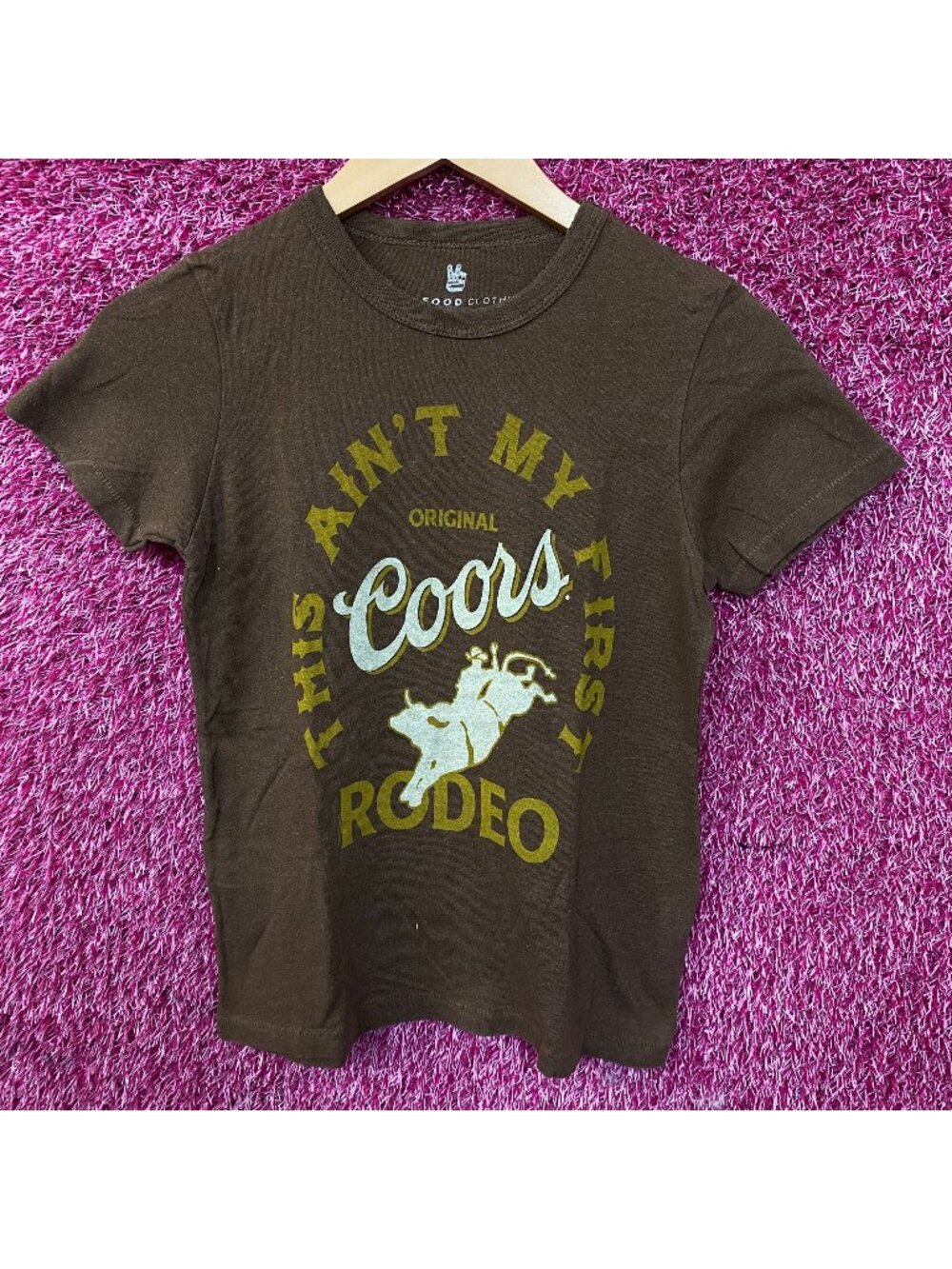 Junk Food Coors Rodeo Women's Graphic T-Shirt Small